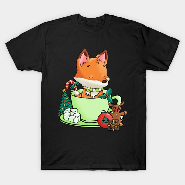 Cute and Lovely Animals with Christmas Vibes T-Shirt by Gomqes